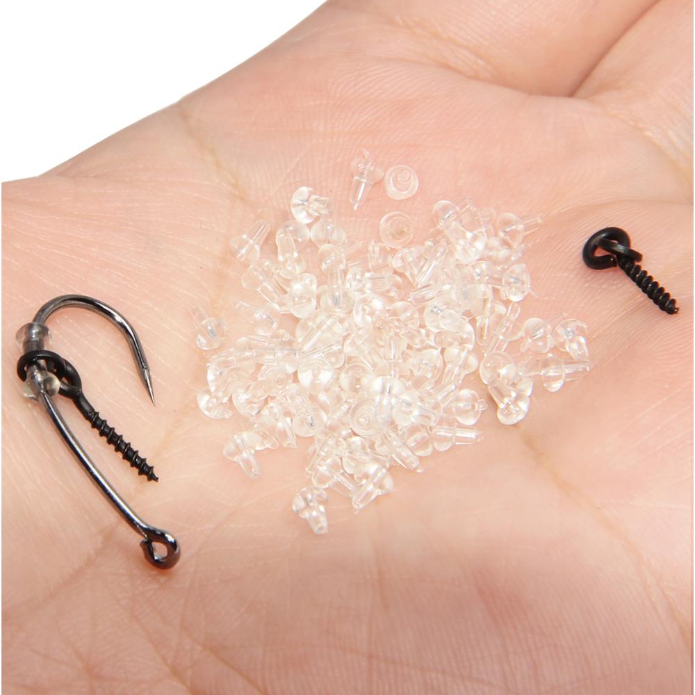 

200 шт. Стопоры для крючков для карповой ловли, бусины, аксессуары для карповой ловли, держатель-стопор для оснастки, стопоры для крючков, терминальная оснастка для карповой ловли