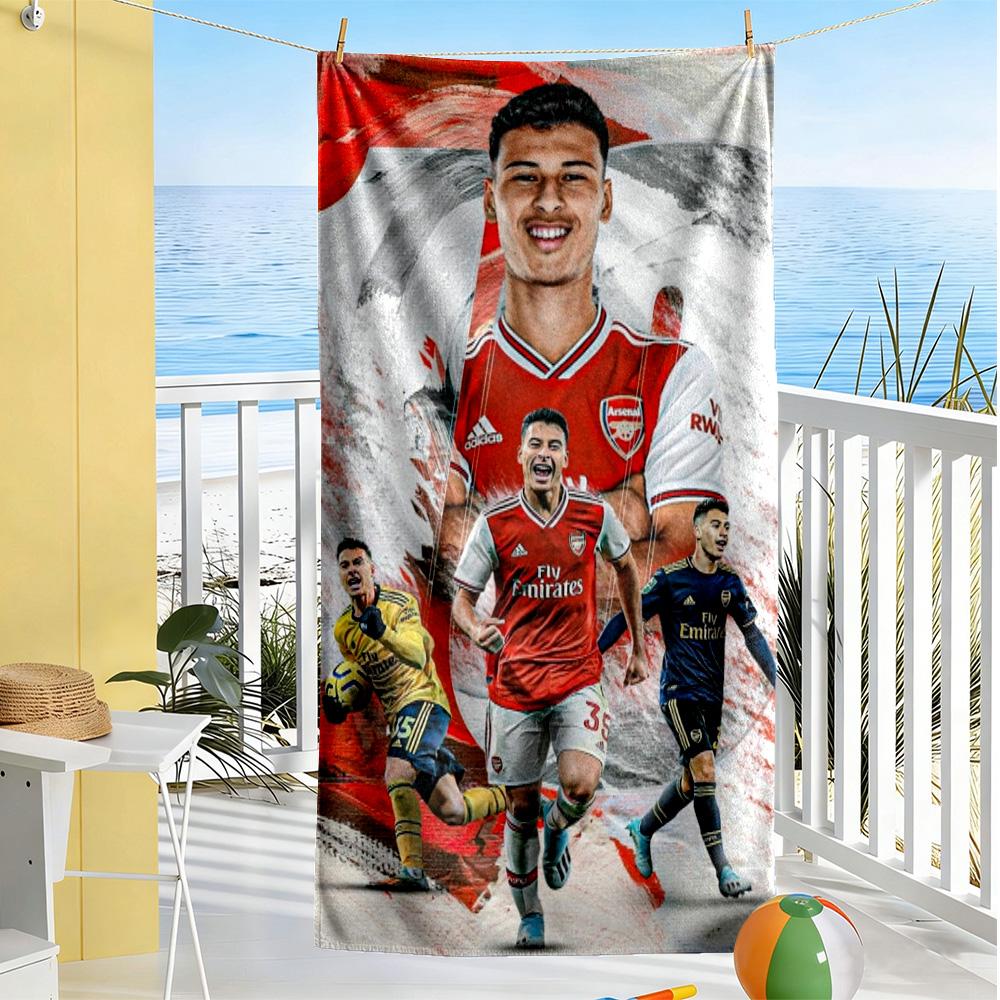 Arsenal Football Player Beach Towel Soft Durable Quick-Dry Comfortable Lightweight Portable for Swimming,Beach,Camping, Travel, Beach Accessories,Gym
