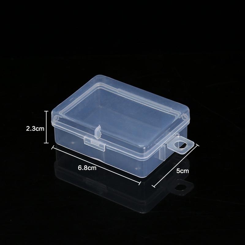 Storage Box With Cover Thick Space Saving Jewelry Medicine Pill Holder Container