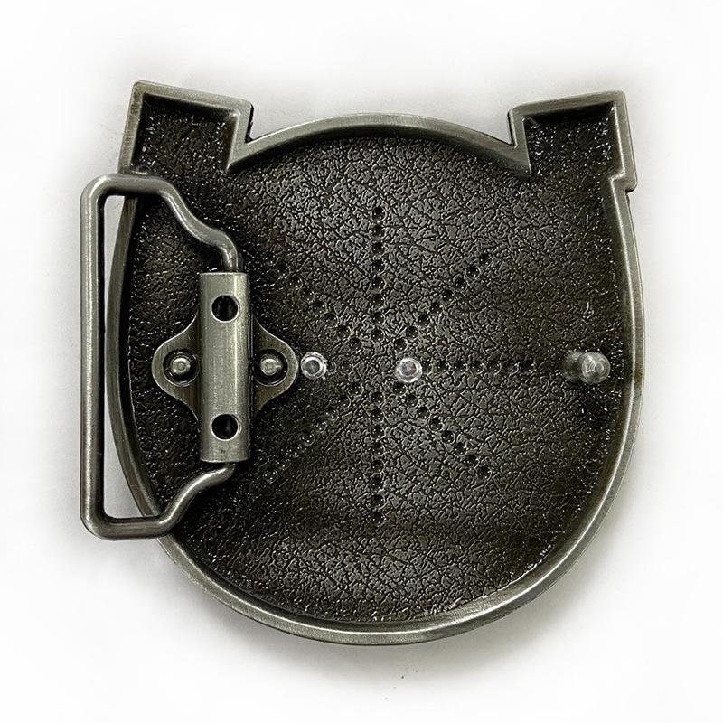 Punk Style Horseshoe Animal Belt Buckle: Fashion Alloy Accessory