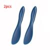 2PCS Multifunctional Plastic Cake Scraper; Colorful Scraper; Cream Pudding ; Jam Baking Tool; Spat Small Scraper Spoon 6