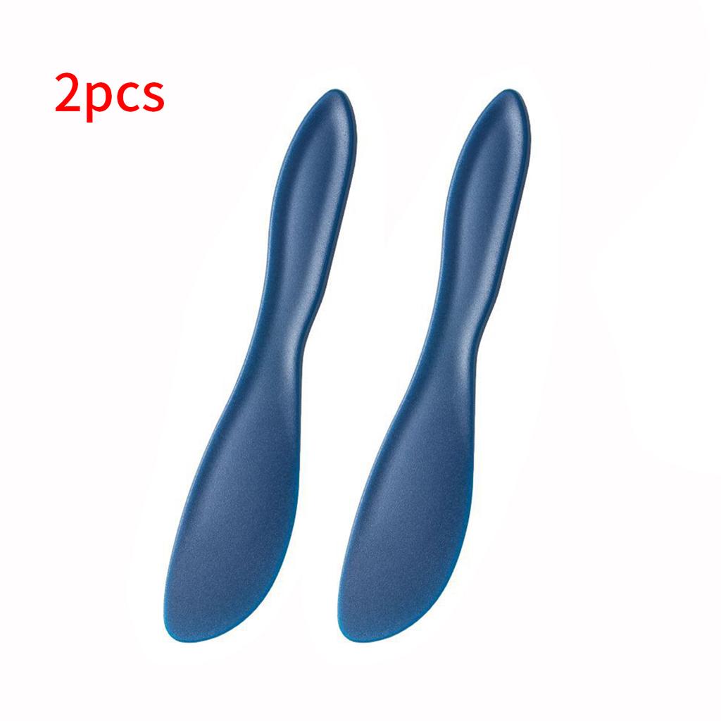 2PCS Multifunctional Plastic Cake Scraper; Colorful Scraper; Cream Pudding ; Jam Baking Tool; Spat Small Scraper Spoon 6