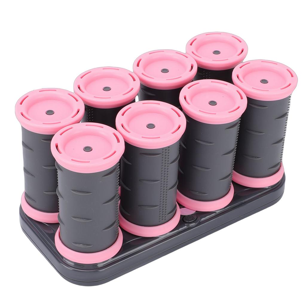 Kit 8pcs Rulli Riscaldanti per Capelli 35mm Riscaldamento Rapido Ricci di Lunga Durata Rulli Caldi Elettrici per lo Styling dei Capelli