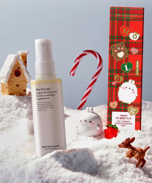 The Face Shop The Therapy Vegan Blending Mist 100ml (Molang Edition) FREE