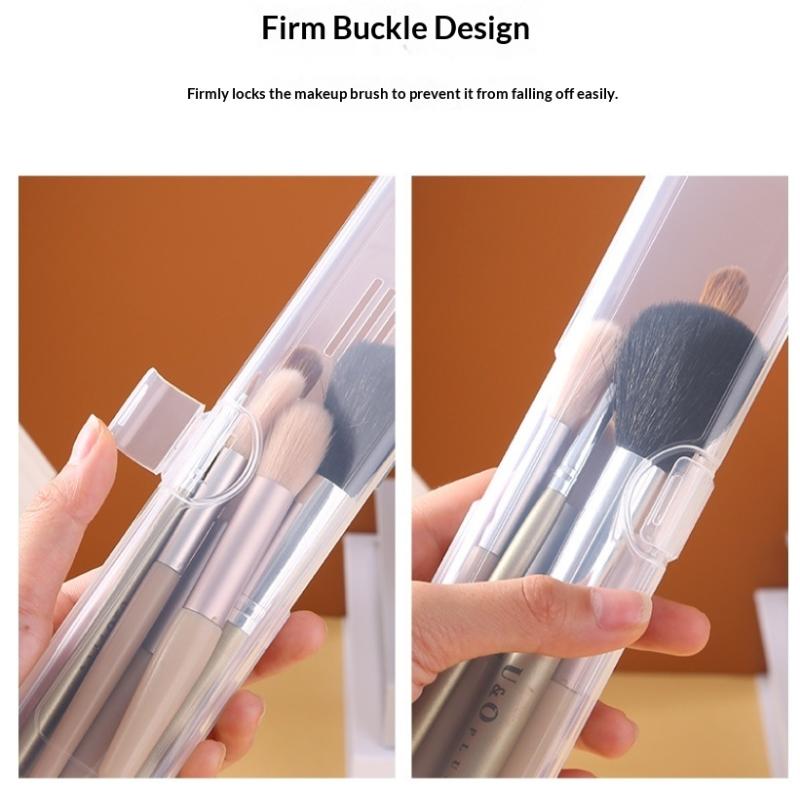 Toothbrush Box Transparent Organizer Case Travel Portable Toothbrush Holder Plastic Toothpaste Box Storage Container