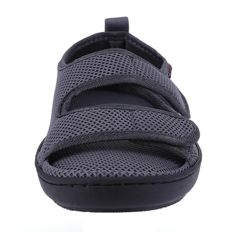 Diabetic Sandals Adjustable Hook Loop Walking Sandals Wide Feet Swollen Shoes Elderly Swelling Sensitive Feet
