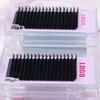 High Quality D Curl Brown 3D/4D/5D W-Shaped Lashes Easy to Graft Long-Lasting Premade Fans Eyelash Extensions