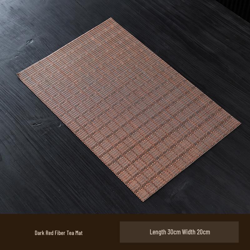 PVC Waterproof Tea Tray Mat: Scratch-Resistant and Anti-Clog with Tea Leaf Residue Filter