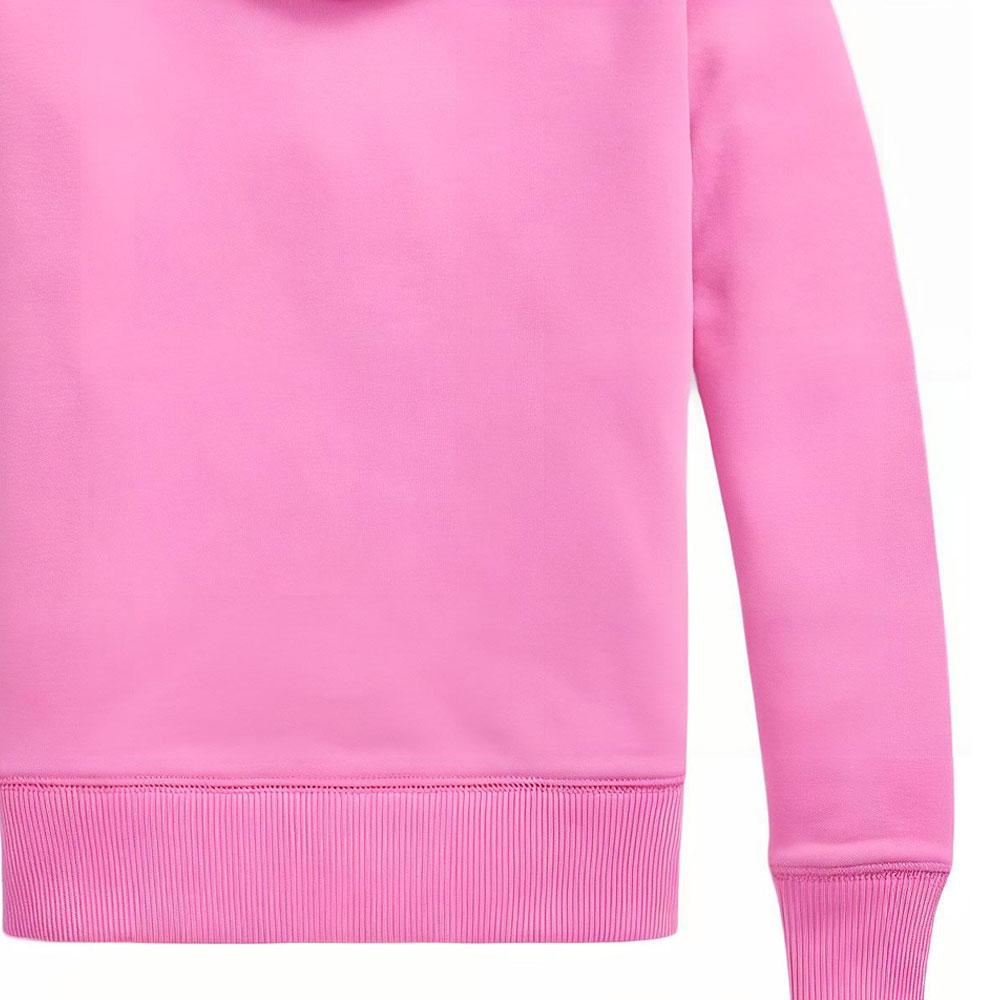 Polo Ralph Lauren Solid Color Long Sleeve Hoodie Kids Hoodies Pink CWPOKNIG8020561-650
