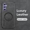Luxury Leather Magnetic Case For Samsung Galaxy A55 5G A35 A54 A34 A14 A24 A53 A33 A13 A52S A32 A12 A51 Sheepskin Silicone Cover