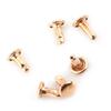 100pcs Double   Rivet Tubular Metal Leather Craft Repairs Studs Decoration