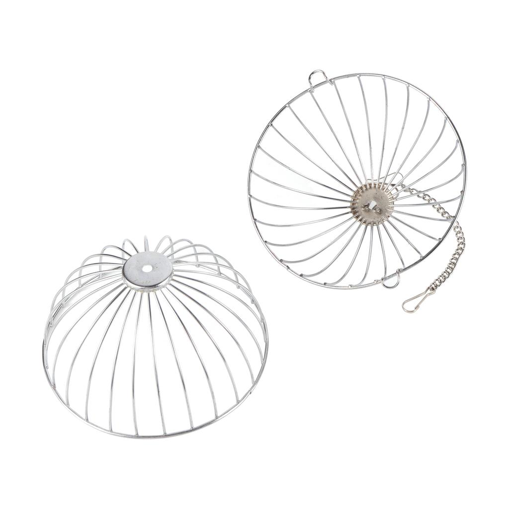 1Pc Stainless Steel/Plastic Round Sphere Feed Dispense Exercise Hay Feeder Hanging Hay Ball Guinea Pig Hamster Rabbit Pet Toy