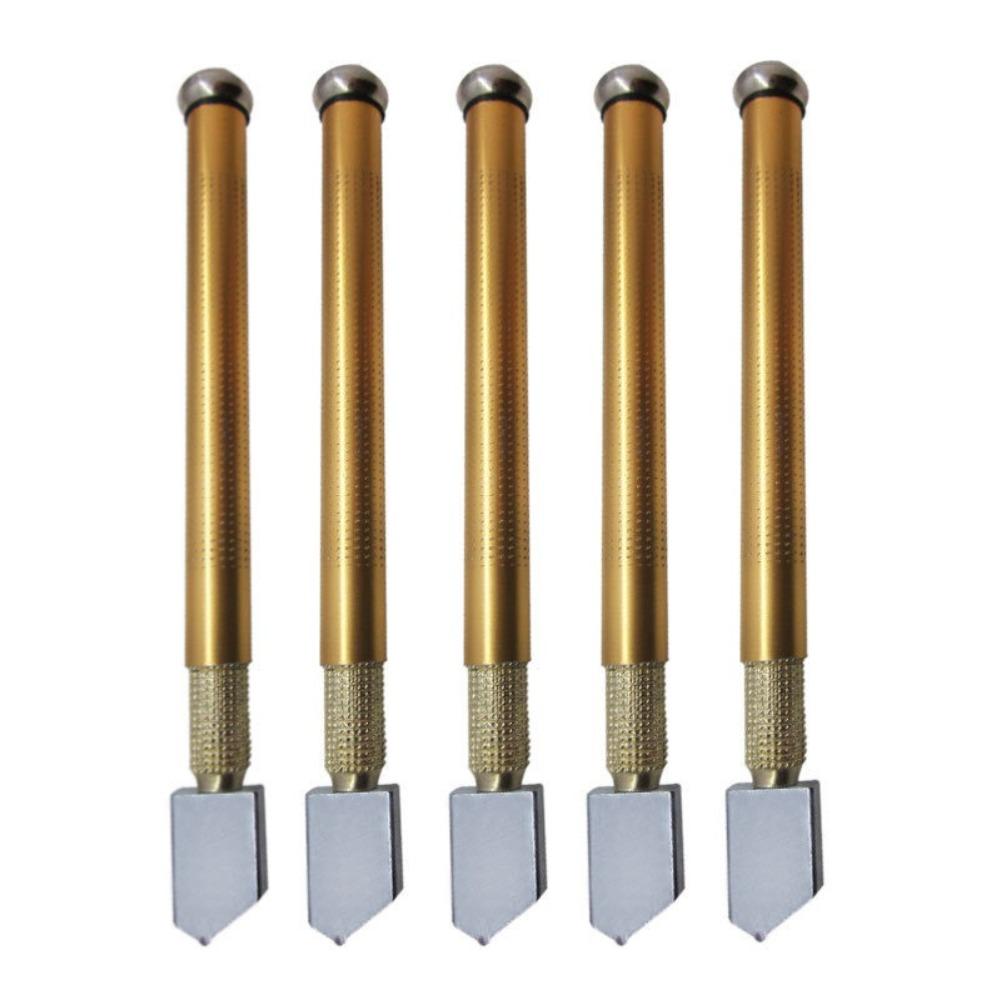 Diamond Glass Cutter Tool 175mm Anti Slip Handle Portable Cutting Pen for Glass Tile Mineral Engraving Construction Use