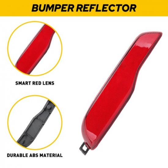 Left Driver Side Rear Light Bumper Reflector For 2014-2018 JEEP Cherokee FAST