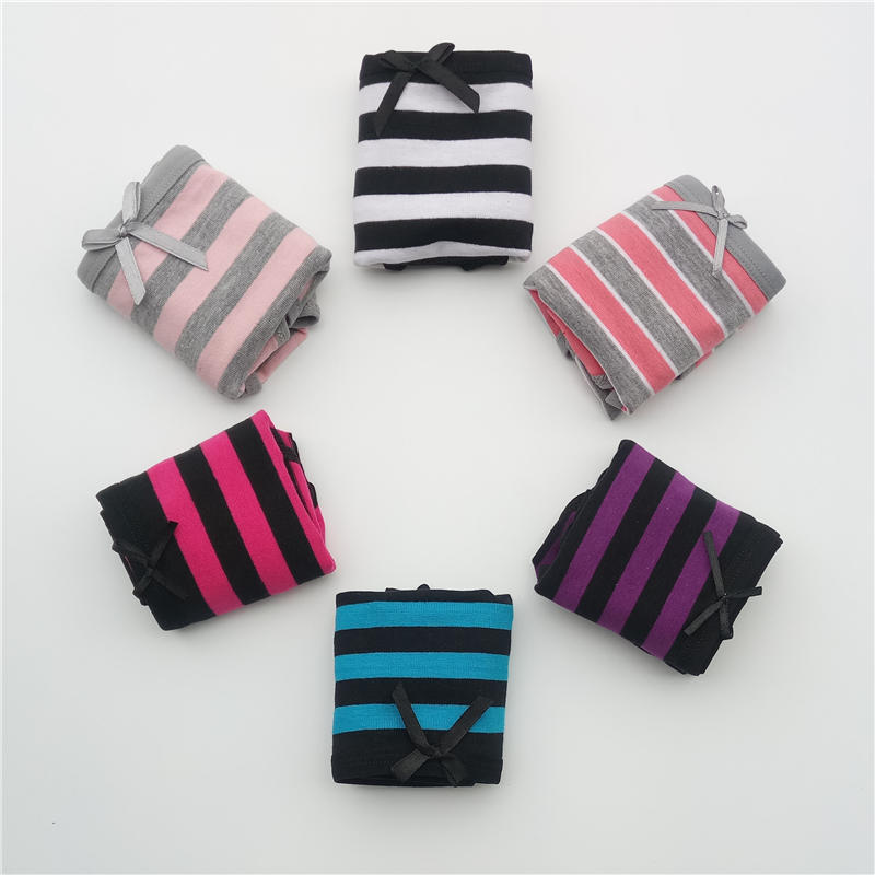 Women's Cotton Panties Girl Briefs Ms. Cotton Underwear Bikini Underwear Sexy Ladies Briefs Free Shipping 5 Pcs/set