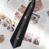 Black Lazy Rhinestone Neck Tie Flexible Pre Tied Neck Tie Business Adjustable Neck Tie  Festive