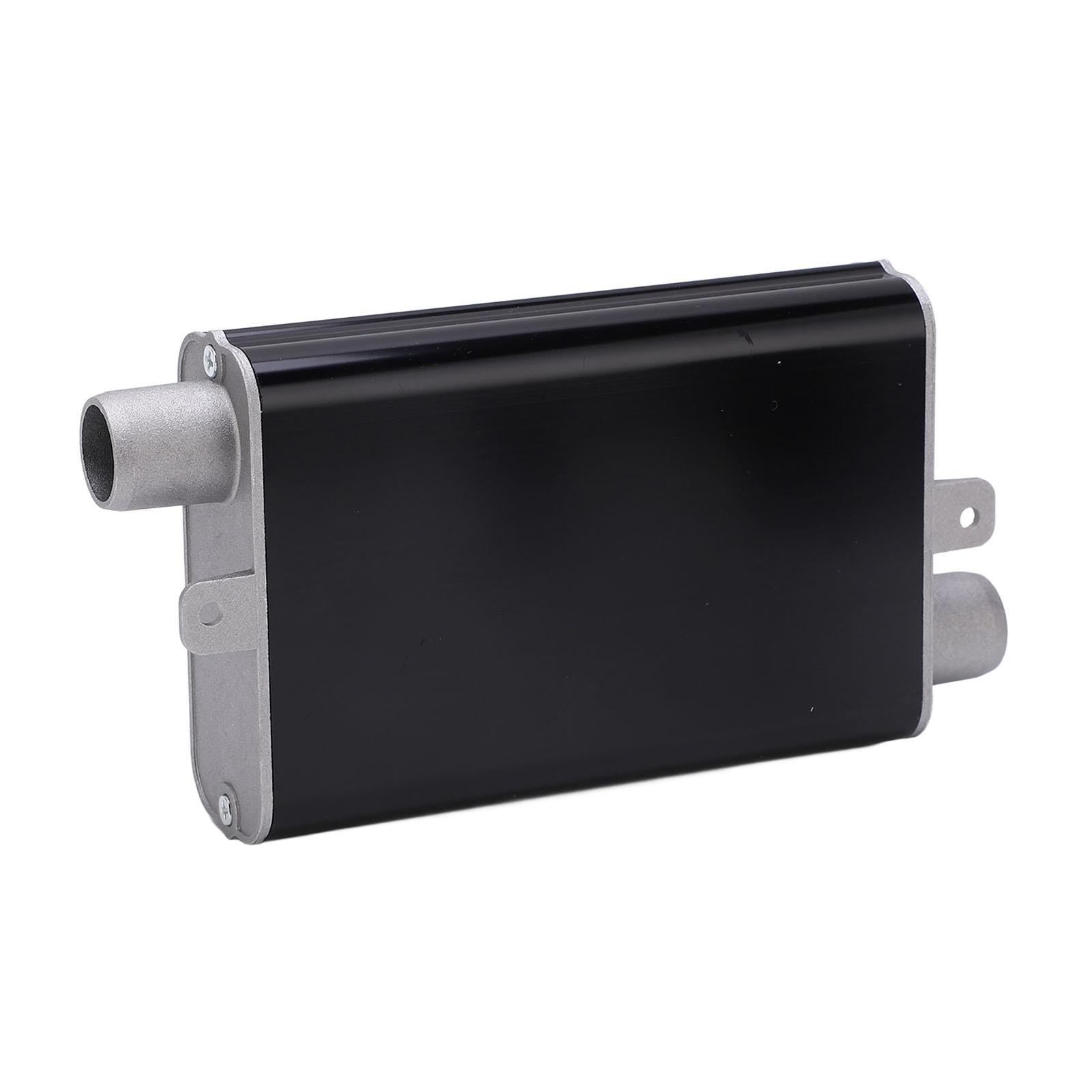 

24 мм Выхлопная труба глушителя парковочного отопителя Алюминиевый сплав Прямой глушитель отопителя для Eberspacher чёрный