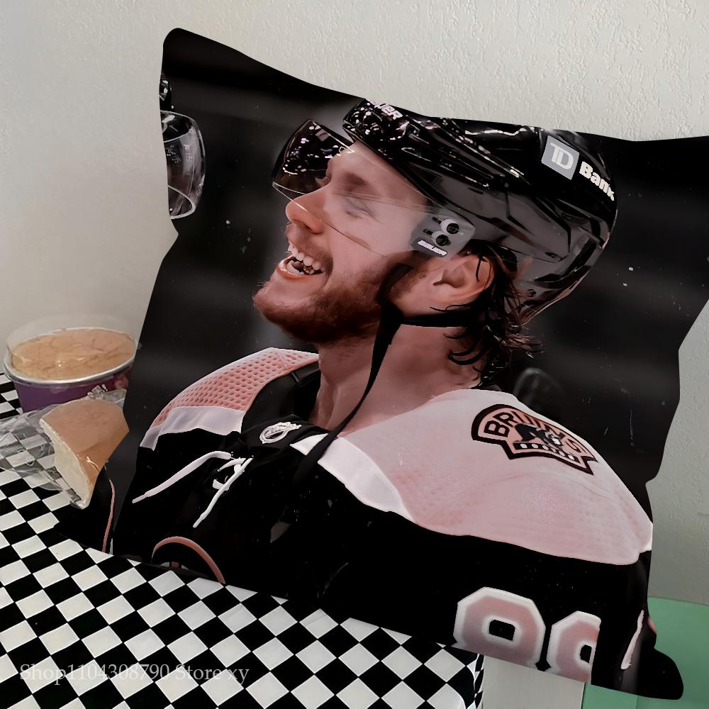 B-Boston-N B-Bruins Pillow Case Square Pillow Bedroom Sofa Leisure Comfort Cushion Car Living Room Home Decoration