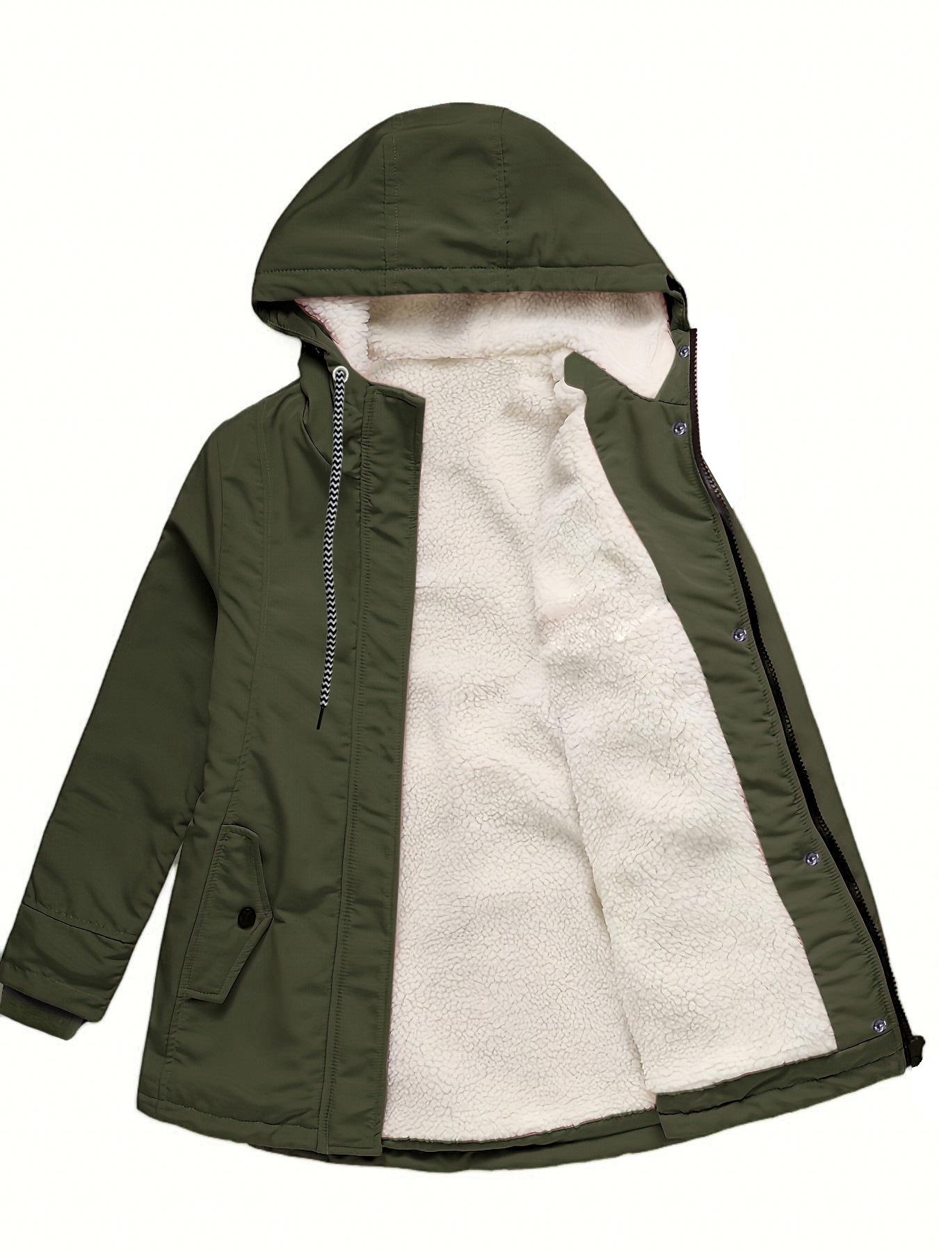 

2025 Autumn/Winter Women s Hooded Cotton Jacket - New Style Outerwear L