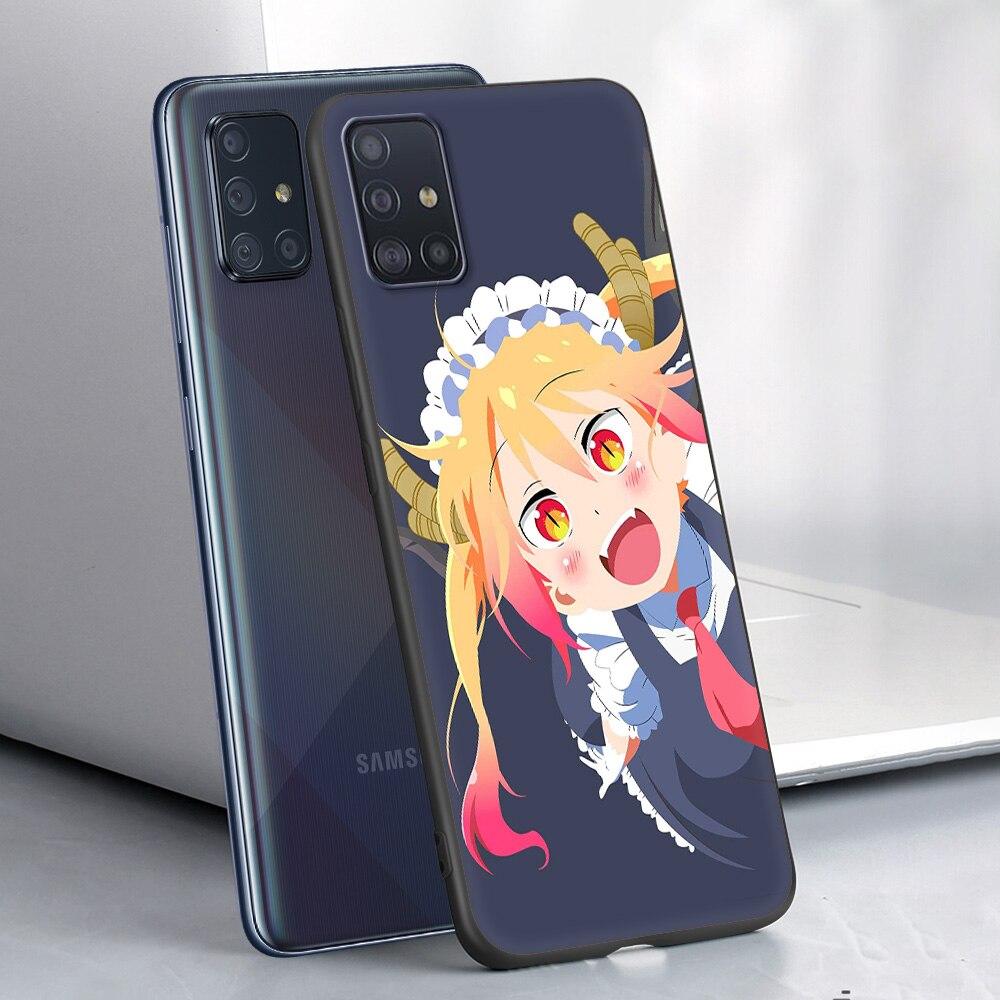 Miss Kobayashis Dragon Maid Anime Phone Case for Samsung Galaxy A51 A71 A21S A12 A11 A31 A52 A41 A32 5G A72 A02S Silicon Cover