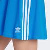 Adidas Originals Adicolor Classic Three Stripes Color Block Pattern Elastic Waist Casual Skirt Women Skirts Blue IP0704