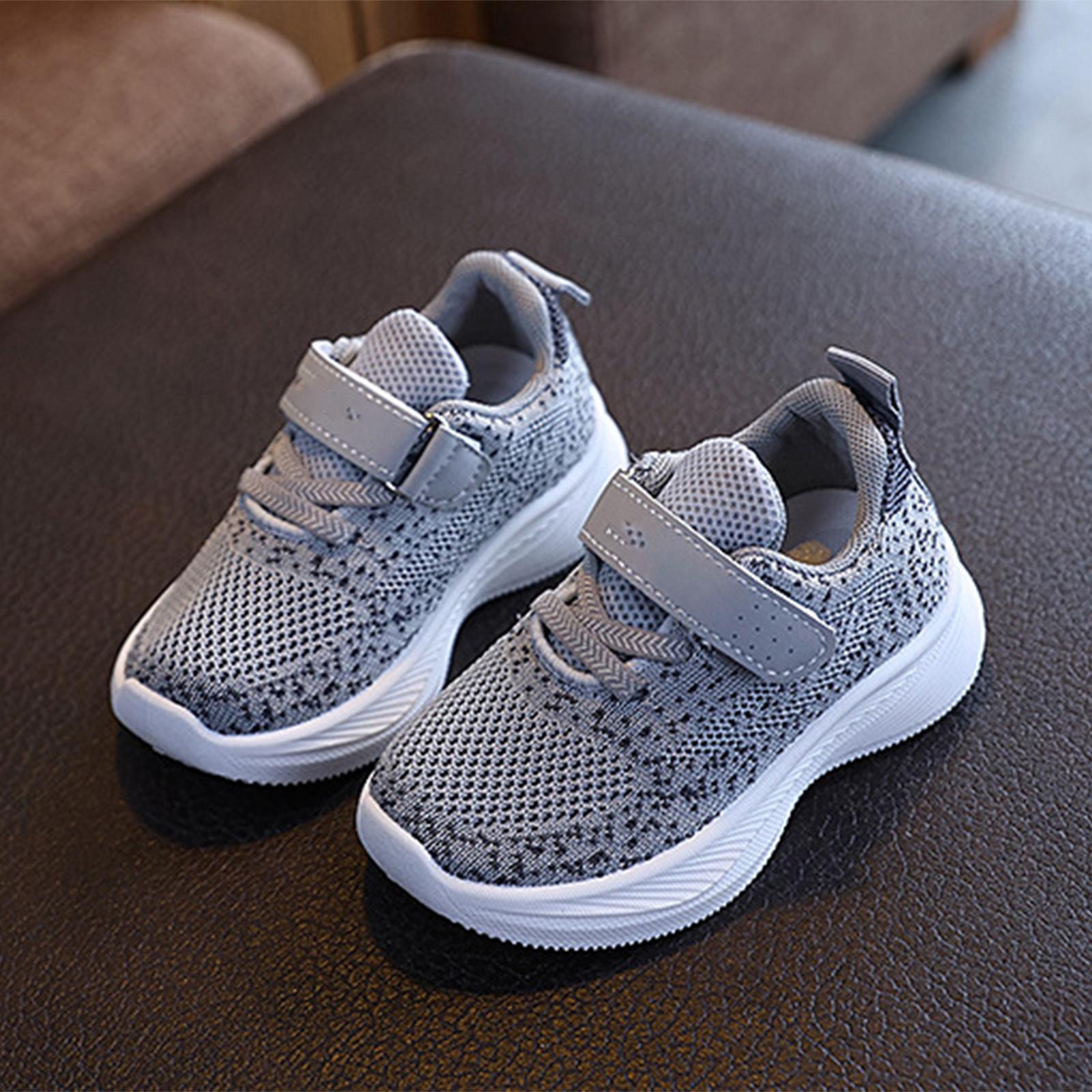 Kids Hook and Loop Athletic Knit for Boys Girls Spring Fall 23