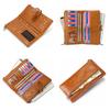 Damen-Geldbörse aus echtem Leder, multifunktional, RFID, lange Clutch