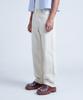 Santokalle Washed Wide Cotton Pants (Cream)