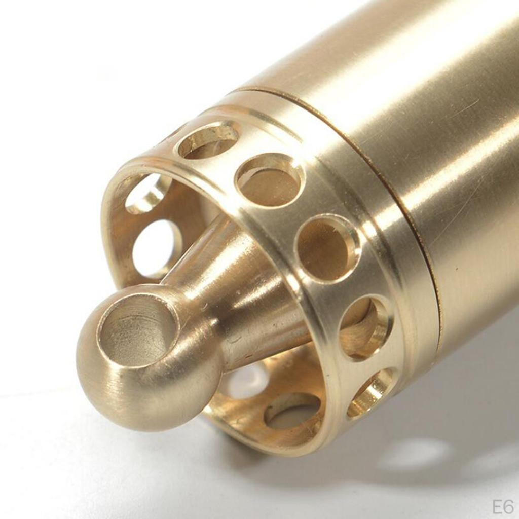 Brass Waterproof Holder Box Case Fob Bottle