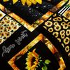 Yellow 3pc Sunflower Bedding Sets Quilt Sunflower Comforter Set Yellow Bedding Sets Western Bed Comforter Set Boho Comforter Set