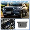 Car Wireless Charger For Nissan X-Trail T33 2021-2025 Accessories15w Fast Mobile Phone Charging Plate Adapter Interior Parts