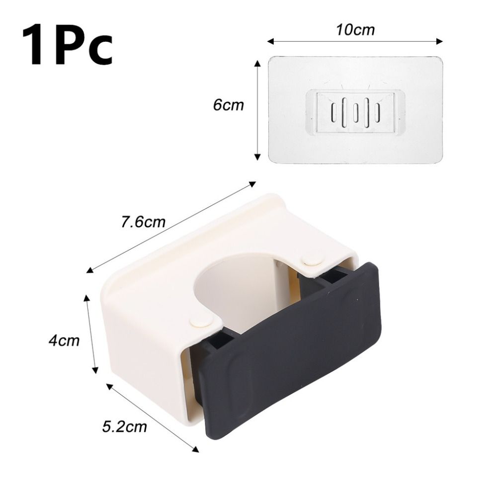 Traceless Mop Storage Holder Wall Mounted Broom Shelf New Bathroom Rack