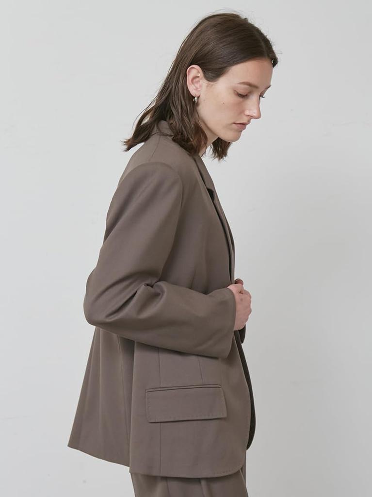suit jacket 16WFJ254021MOC1 [Styling] Single-breasted