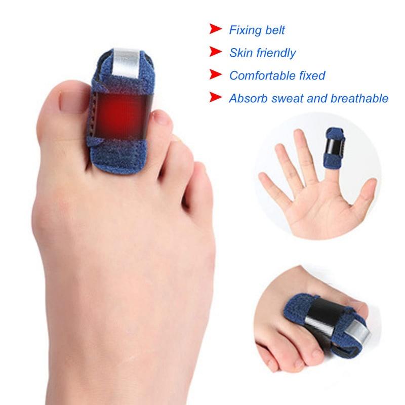 1Pc Hammer Toe Straightener Corrector Splint For Curled Crooked Bent Toes Fixation Strap Protector
