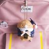 Cute Fried Shrimp Plush Keychain Cartoon Doll Bag Charm Girly Pendant Toy