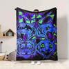 1PC KISS Band Blanket Soft Warm All Season Throw for Sofa, Bed, Car, Office Vibrant Colorful Design, Durable & Cozy Gift