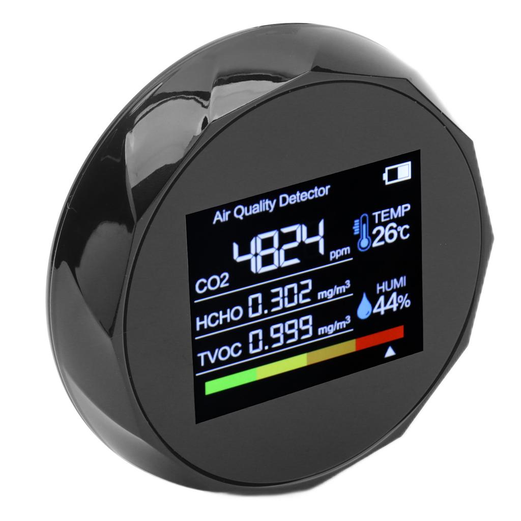 Air Quality Detector Multifunction TVOC CO2 Detector Digital Temperature Humidity Meter USB