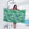 1pc Plant Print Towel Sports Quick-Drying Super Absorbent Camping Towel Super Soft Lightweight Gym Swimming Yoga Beach Towel