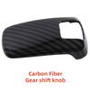 Carbon Fiber Gear Shift Knob For Peugeot 4008 5008     2024 Silver ABS Plastic Cars Decoration Accessories