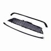 3Pcs Set Glossy Black Front Hood Molding Grille Surround Cover Trim Kits for R55 R56 R57 R58 R59 S JCW