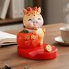 Mascot Lion Dance Ornaments Festival Decorative Mobile Phone Stand Horse Year Figurines  Table Desk