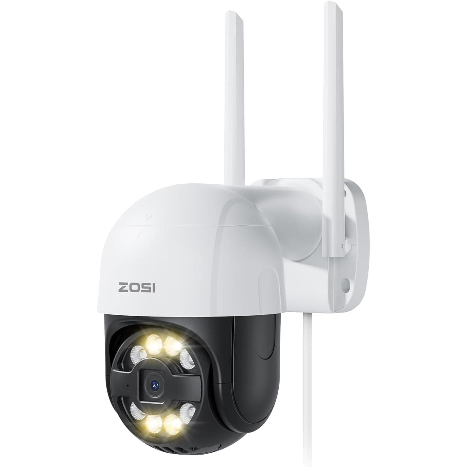 ZOSI C2893W 3MP HD Camera Humanoid Tracking Bidirezionale Talk APP Monitoraggio Esterno Interno Telecamera di Sicurezza - Spina AU