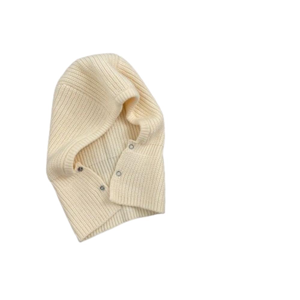 Thickened Knitted Woolen Hat Korean Style Children Plush Beanie Lovely Kids Scarf Hat Set  Toddler