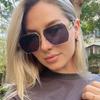 Retro Style Pilot Frame Fashionable Women's Sunglasses New Simple and Elegant Suitable for Shopping Daily Vacation Accessories