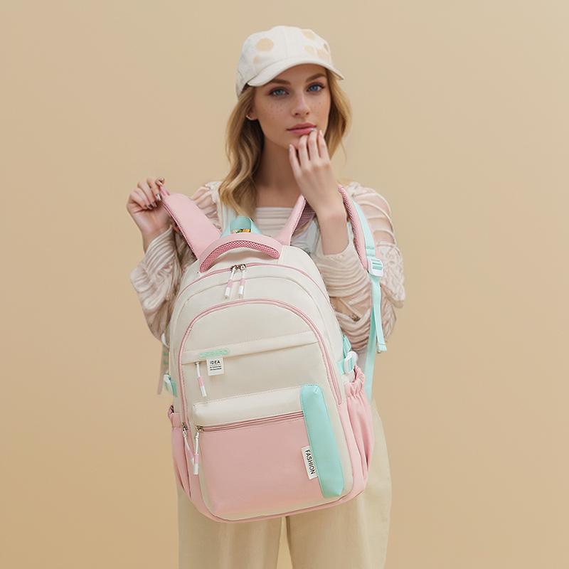 Schoolbags Junior High School Girls High-Looking Niche Ins Style 2024 New K-Style Brand Primary School Students Backpack