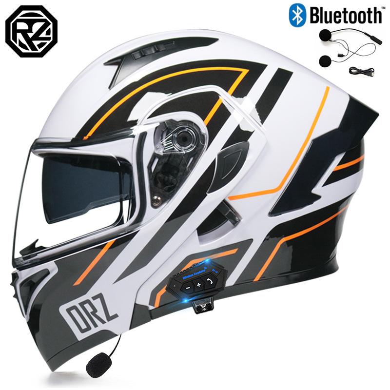 Orz Helm für Herren und Damen, Elektrofahrzeug-Persönlichkeit, cooler Bluetooth-Universal-Helm, nicht motorisiert, für Auto, Elektrofahrzeug und