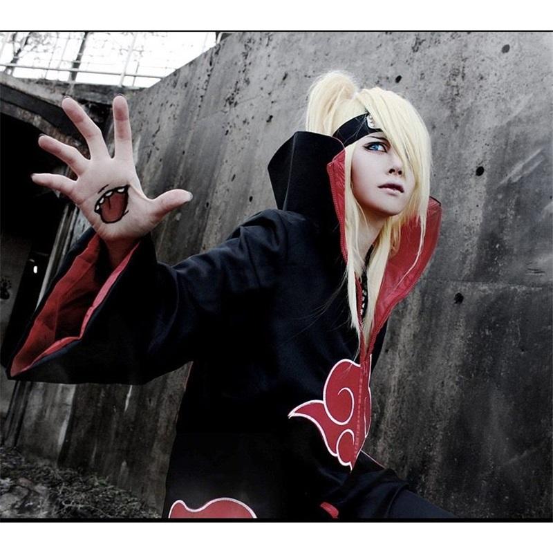 Set Costum Cosplay Anime Naruto, Prezentând Al Patrulea, Al Șaselea și Al Șaptelea Hokage, Membri Akatsuki cu Pelerine și Mantii.