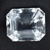 CERTIFIED Natural Emerald Cut White Sapphire Loose Beautiful Gemstone