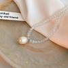 Shining Fake Crystal Pearl Choker Necklace For Girls Elegant Drop Chian Pendant Necklace Fashion Jewelry Gifts