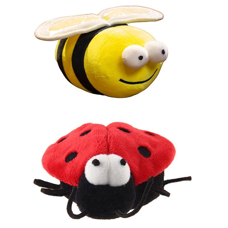 In Stock Cross-border New Arrival Insect Adventure Bee Ladybug Stuffed Animal Cartoon Flying Animal Plush Toy Gift